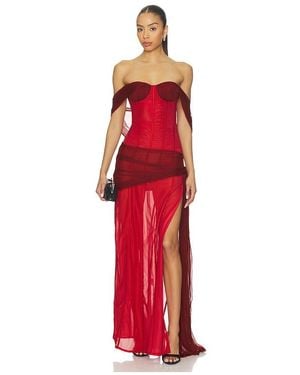 AMOR MIA Nemesis Maxi Dress - Red