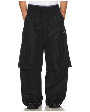 we11done Triple Layered Track Trousers - Black