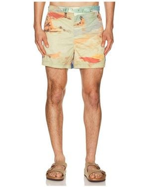 Cult Gaia Morfeo Swim Short - Yellow