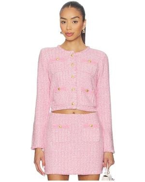LoveShackFancy Delcie Cardigan - Pink