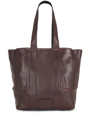 AllSaints Ares Grain Tote Bag - Brown