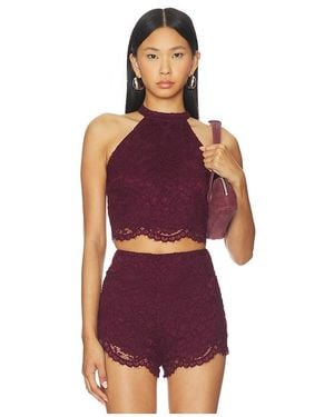 Amanda Uprichard X Revolve Brynley Top - Red