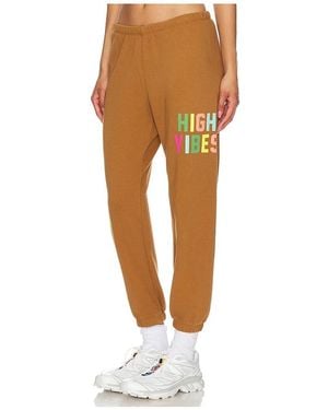 Spiritual Gangster High Vibes Luna Sweatpant - Orange