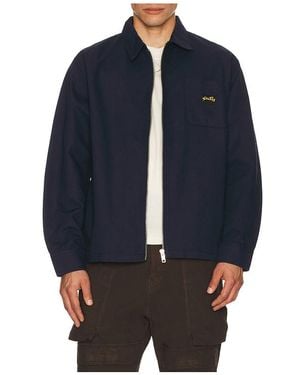 Stan Ray Zip Shirt - Blue