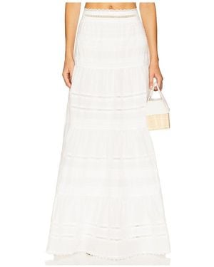House of Harlow 1960 X Revolve Felicity Maxi Skirt - White