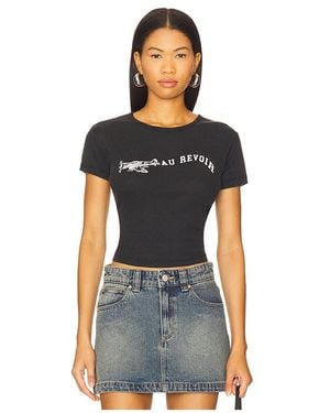 The Laundry Room Au Revoir Baby Tee - Black