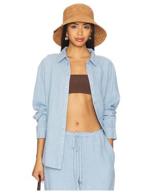VIR VITA Cecile Oversized Shirt - Blue