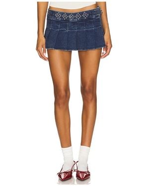 Miaou Falda Reno En Color Azul Talla (También En Xs, S, M, Xl)