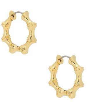 Eddie Borgo Bambu Hoops - Metallic