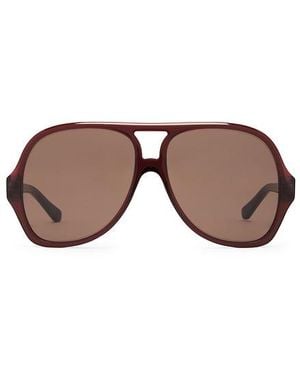 Chloé Aviator Sunglasses - Brown
