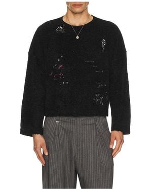 JUNGLES JUNGLES Impulses Boxy Knit Sweater - Black