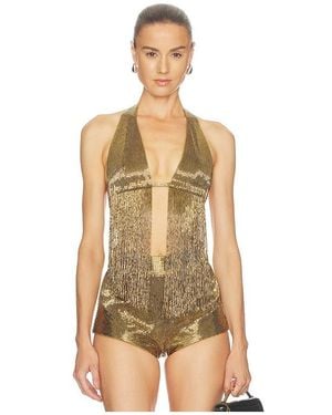 retroféte Sereya Embellished Top - Natural