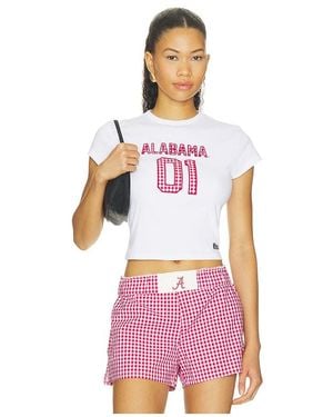 Hype and Vice Alabama Baby Tee - White