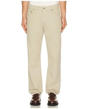Faherty Reserve Twill 5 Pocket Pant - Natural