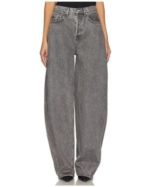 GRLFRND X Emily Gemma Paola Barrel Leg Jeans - Grey