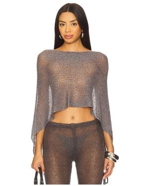 Jaded London Infinity Multiway Knit Cape - Brown