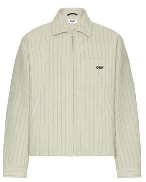 Obey Vernon Zip Jacket - White
