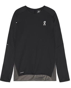 On Shoes Performance ロングTシャツ - ブラック