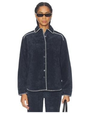 Still Here Western Shirt - Blue