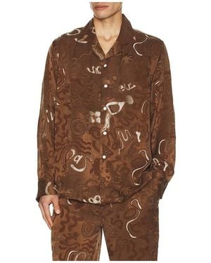 Oas Memento Brillo Shirt - Brown