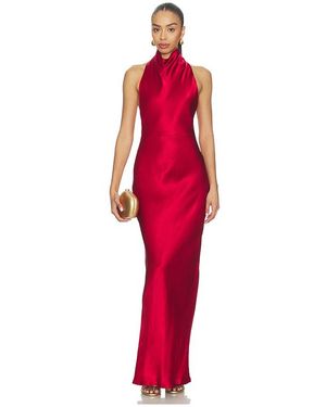 SNDY'S Kleid Nara Maxi - Rot