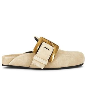 Balmain Pantolette Anthem Flat - Mettallic