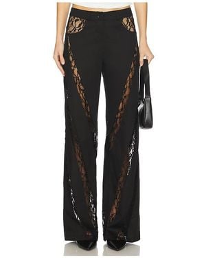 Ceren Ocak Lace Detailed Pant - Black