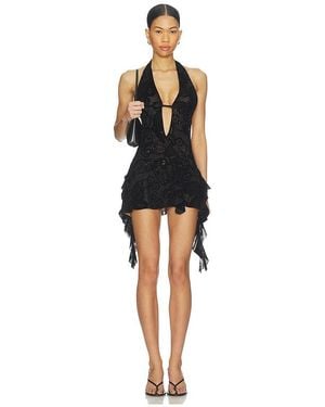 I.AM.GIA Irisia Burn Out Mini Dress - Black