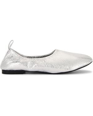 Simon Miller Crinkle Metallic Riad フラットシューズ - ホワイト
