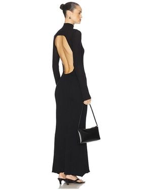 Runaway the Label Martina Knit Maxi Dress - Black