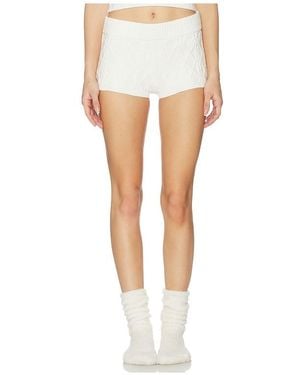 Skims Sweater Knit Short - White