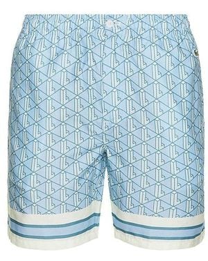 Lacoste Shorts Monogram - Blau
