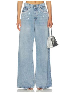 GIUSEPPE DI MORABITO Denim Wide Leg - Blue
