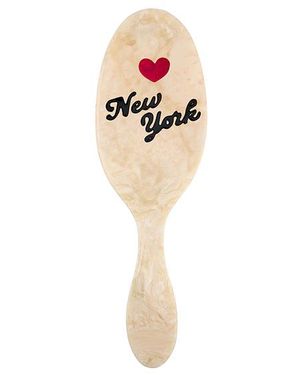 Solar Eclipse Cepillo De Pelo I Love New York Amazing Hair Day Brush En Color Belleza: Na Talla - Blanco