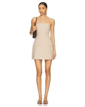 Bardot Madeline Hour Glass Mini Dress - Natural