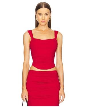 Runaway the Label Terrie Bustier Top - Red