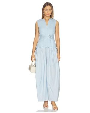 Acler Newduston Maxi Dress - Blue