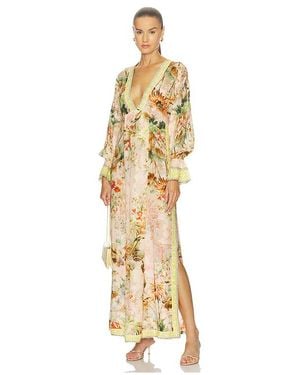 Hemant & Nandita Kaftan Maxi Dress - Metallic