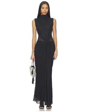 Bec & Bridge Cassis Knot Maxi Dress - Black