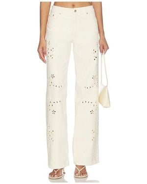 LoveShackFancy Dellah Pant - White