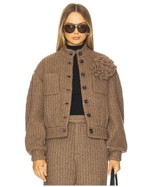 GIUSEPPE DI MORABITO Rosette Bomber - Brown