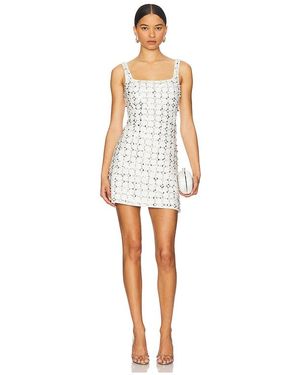 Jonathan Simkhai Minivestido Con Adornos Ziva En Color Blanco Talla En