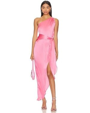 Amanda Uprichard Palmira Maxi Dress - Pink