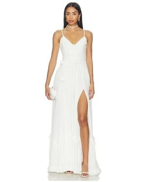 V. Chapman Persephone Maxi Dress - White