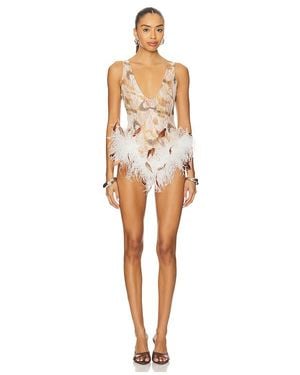 The Dolls House Kenya Romper - White