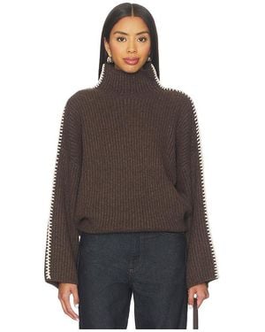 Rag & Bone Ingrid Tneck - Brown