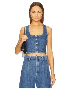 DL1961 Lizzie Cropped Top - Blue