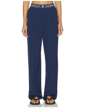 CASABLANCA Sports Tailored Trouser - Blue