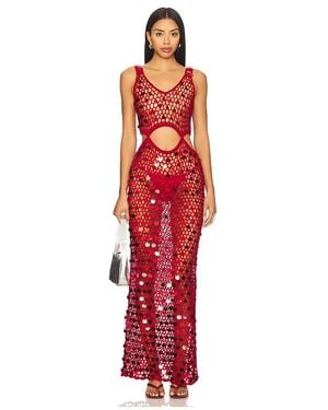 superdown Elena Maxi Dress - Red