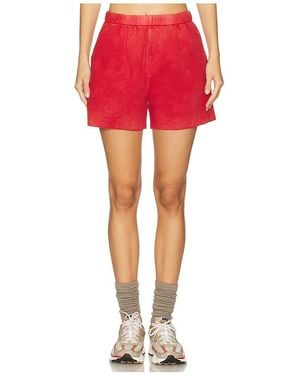 Cotton Citizen Roma Short En Color Rojo Talla (También En M)